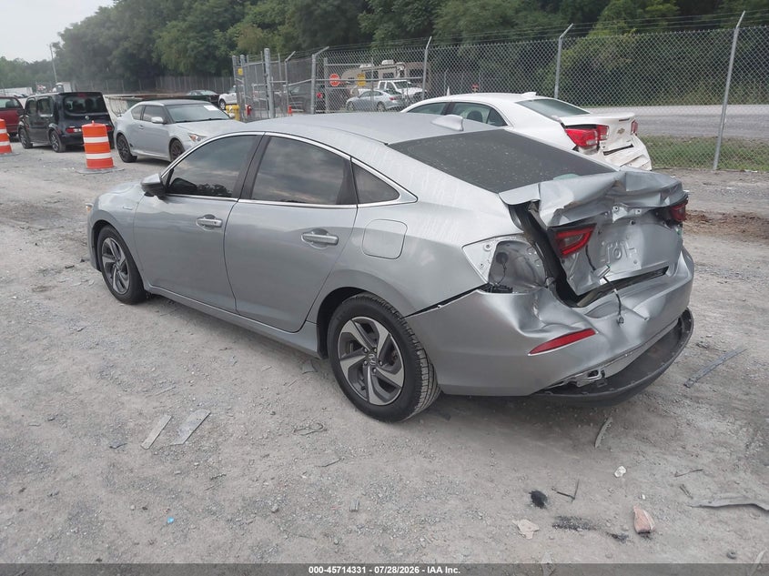 Vin: 19xze4f55ke026123, lot: 46213013, honda insight ex 20193