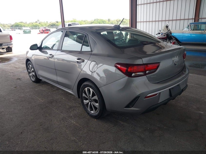 Vin: 3kpa24ad1pe559890, lot: 46213017, kia rio s 20233
