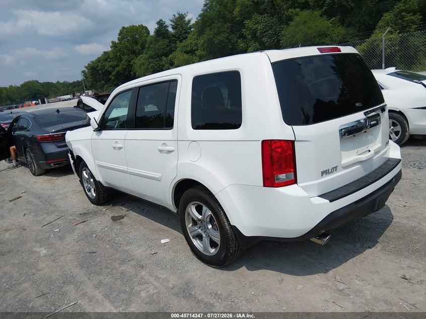 Vin: 5fnyf4h52fb009740, lot: 46213030, honda pilot ex-l 20153