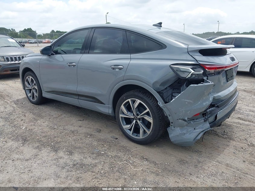 Vin: wa142bfz6pp025400, lot: 46213048, audi q4 sportback e-tron prestige 50 quattro 20233