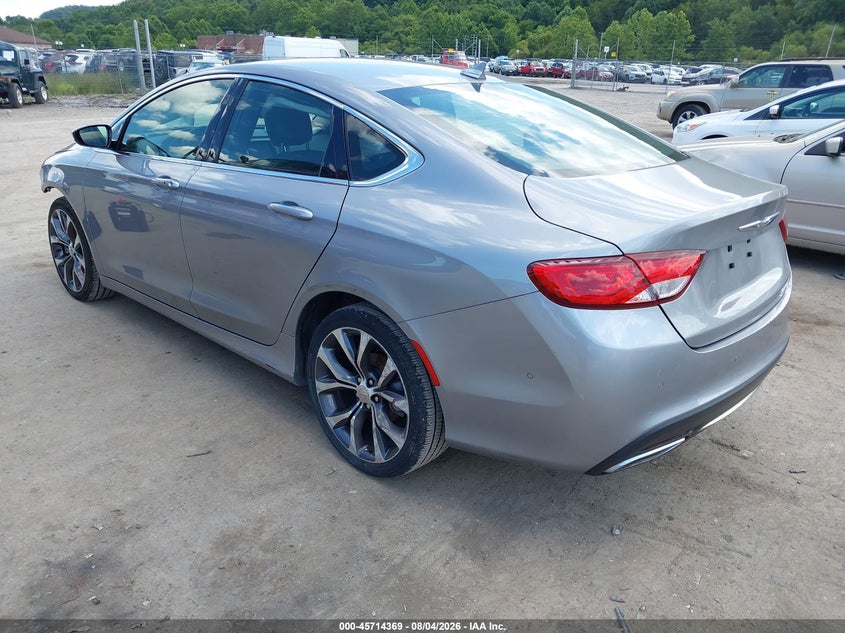 Vin: 1c3ccccgxfn519992, lot: 46213051, chrysler 200 c 20153