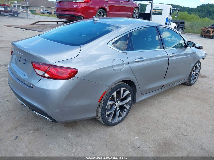 Vin: 1c3ccccgxfn519992, lot: 46213051, chrysler 200 c 20154