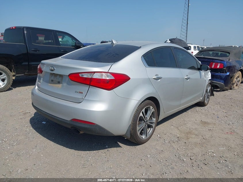 Vin: knafx4a86f5356110, lot: 46213053, kia forte ex 20154