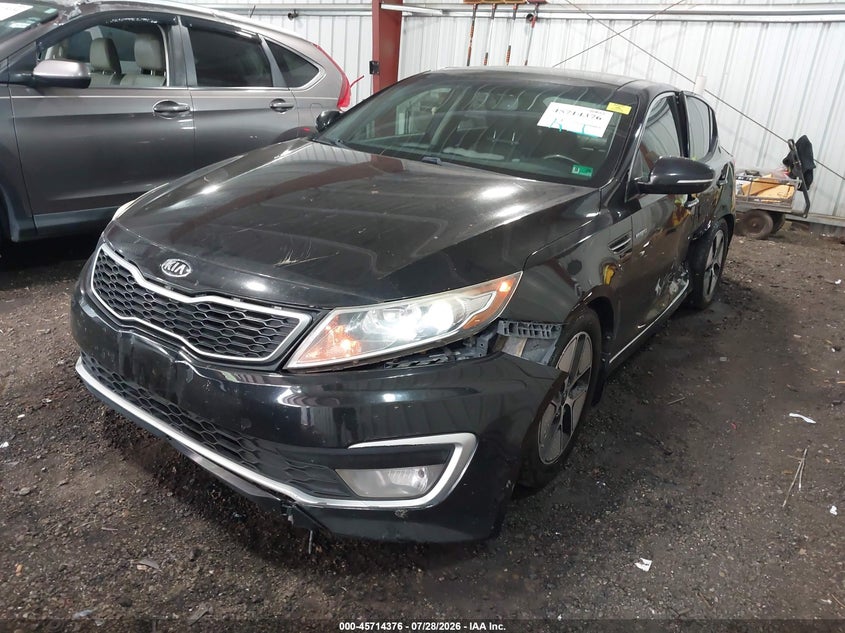 Vin: knagm4ad2d5041537, lot: 46213058, kia optima hybrid ex 20132