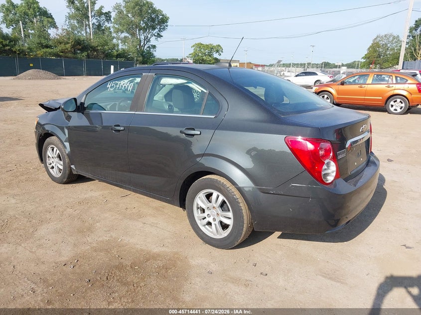 Vin: 1g1jc5sh5f4178041, lot: 46213123, chevrolet sonic lt auto 20153