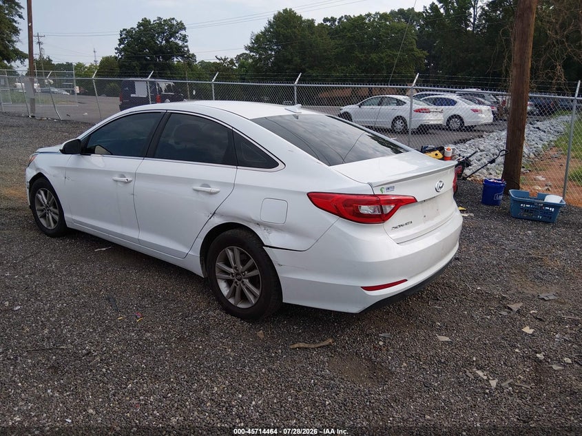 Vin: 5npe24af0fh167318, lot: 46213146, hyundai sonata se 20153