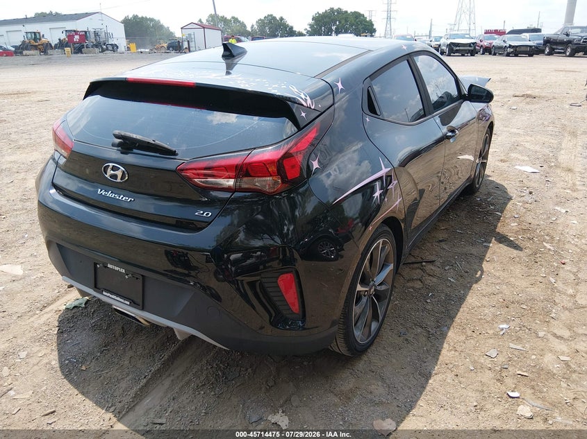 Vin: kmhtg6af7ku002995, lot: 46213157, hyundai veloster 2.0 premium 20194