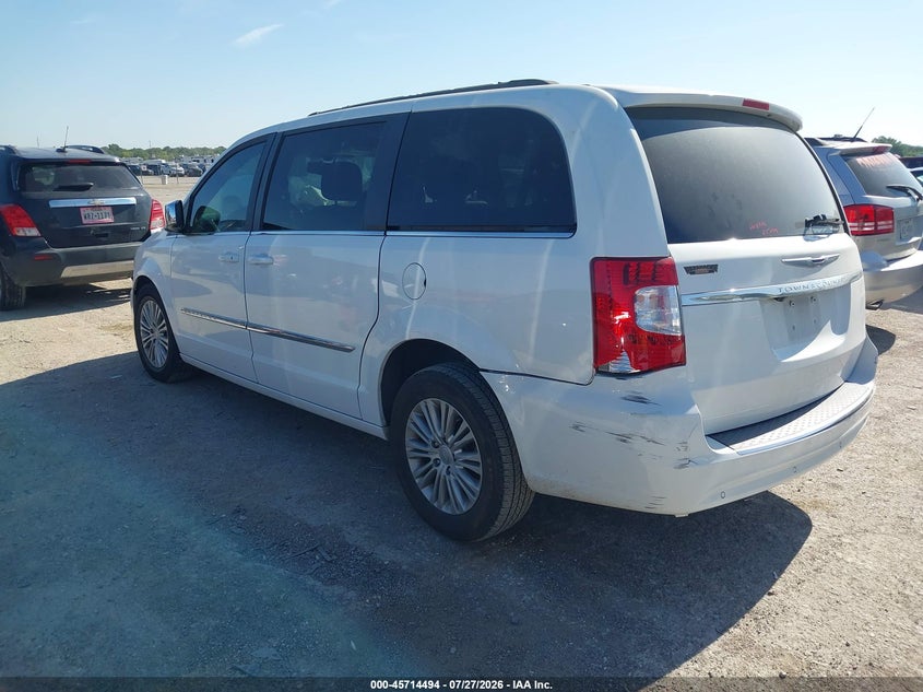 Vin: 2c4rc1cg8fr619988, lot: 46213176, chrysler town & country touring-l 20153
