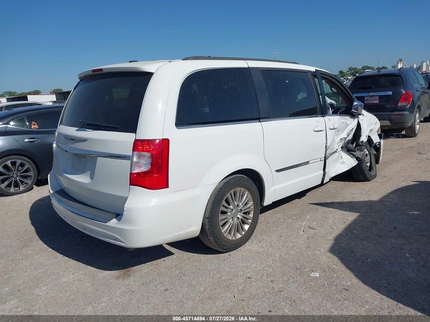Vin: 2c4rc1cg8fr619988, lot: 46213176, chrysler town & country touring-l 20154