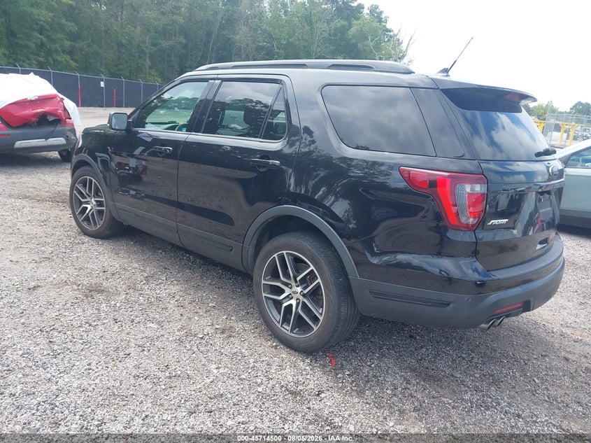2019 FORD EXPLORER auction photo 3