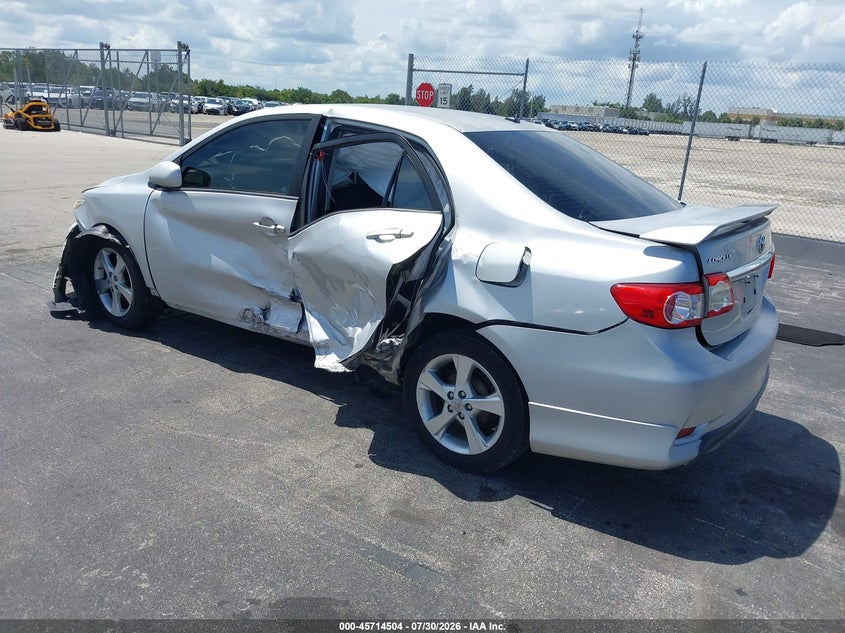 Vin: 2t1bu4ee4cc865251, lot: 46213186, toyota corolla s 20123