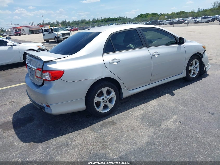 Vin: 2t1bu4ee4cc865251, lot: 46213186, toyota corolla s 20124