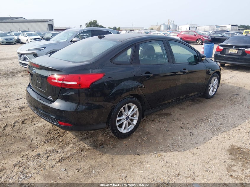 Vin: 1fadp3f28fl365949, lot: 46213206, ford focus se 20154