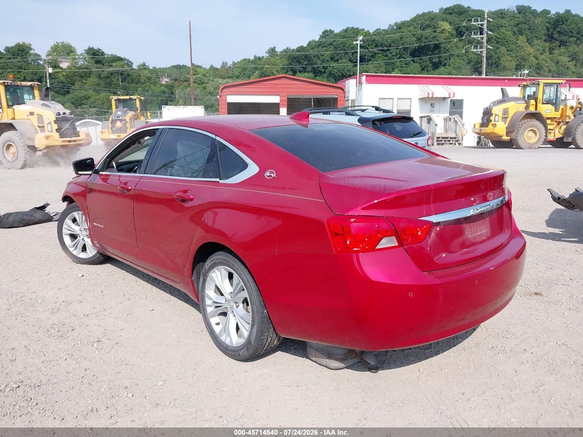 Vin: 2g1125s39f9120115, lot: 46213222, chevrolet impala 2lt 20153