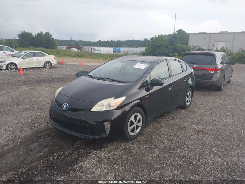 2012 TOYOTA PRIUS auction photo 2