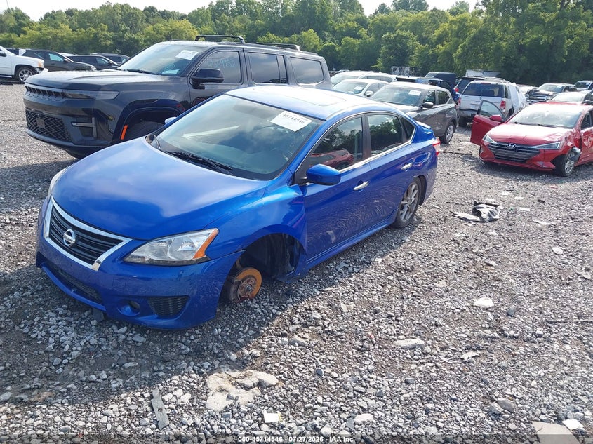 2013 Nissan Sentra, Лівий бік, IAAI, VIN 3N1AB7AP9DL743920 — фото 2