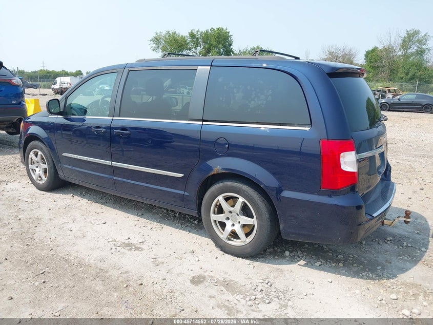 Vin: 2c4rc1bg7gr175361, lot: 46213234, chrysler town & country touring 20163