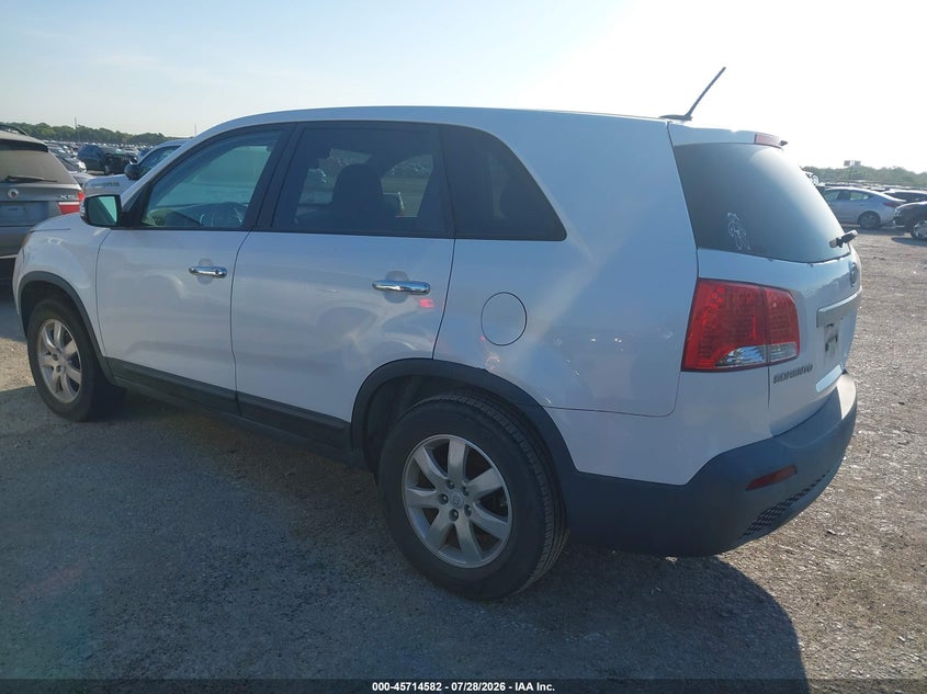 Vin: 5xykt3a19bg089413, lot: 46213265, kia sorento lx 20113
