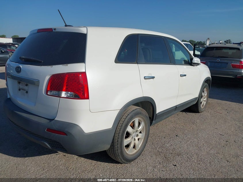 Vin: 5xykt3a19bg089413, lot: 46213265, kia sorento lx 20114