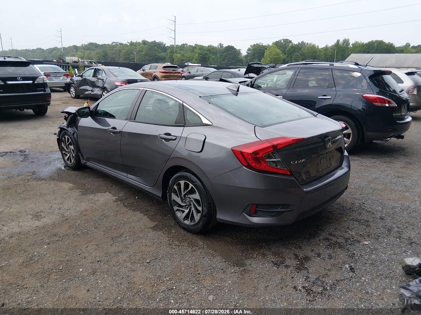 Vin: 19xfc2f78je025819, lot: 46213304, honda civic ex 20183