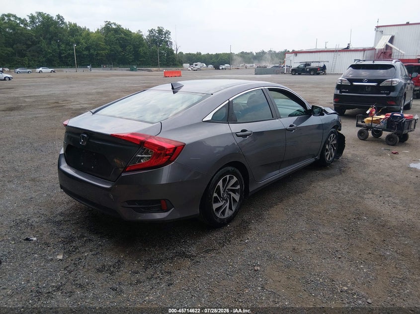 Vin: 19xfc2f78je025819, lot: 46213304, honda civic ex 20184