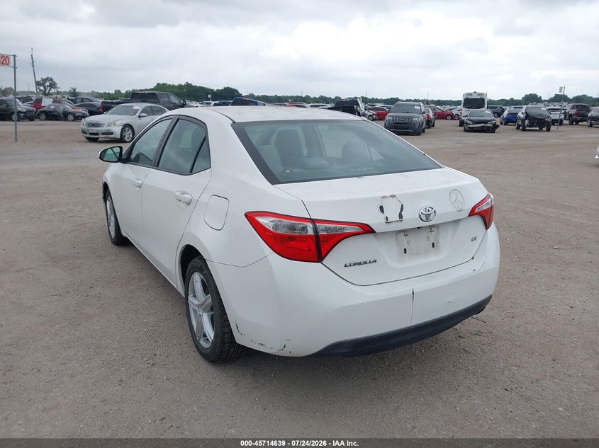 2014 TOYOTA COROLLA auction photo 3