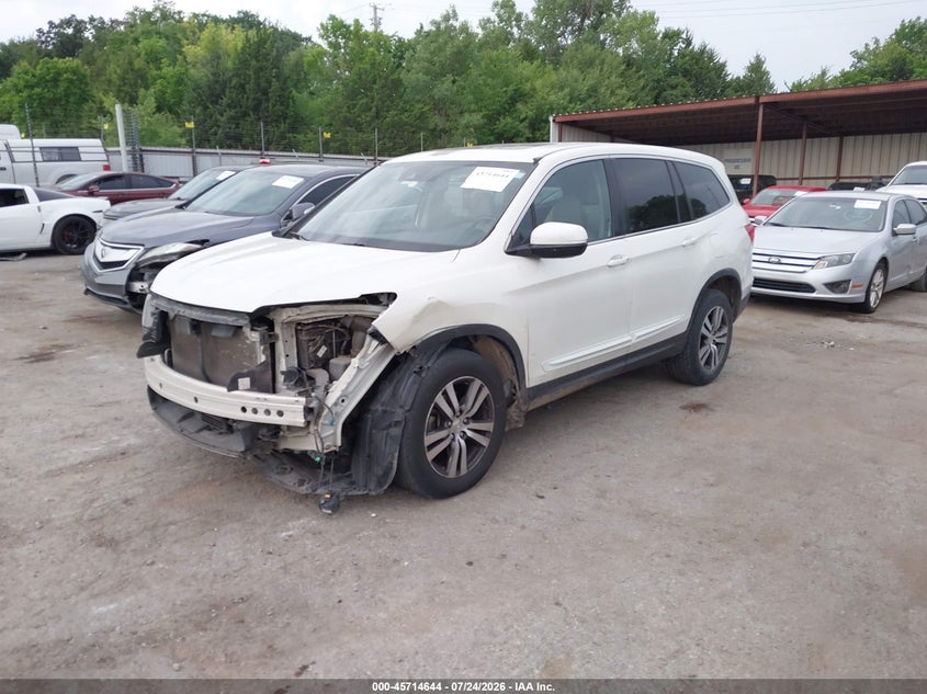 Vin: 5fnyf6h68gb053019, lot: 46213326, honda pilot ex-l 20162