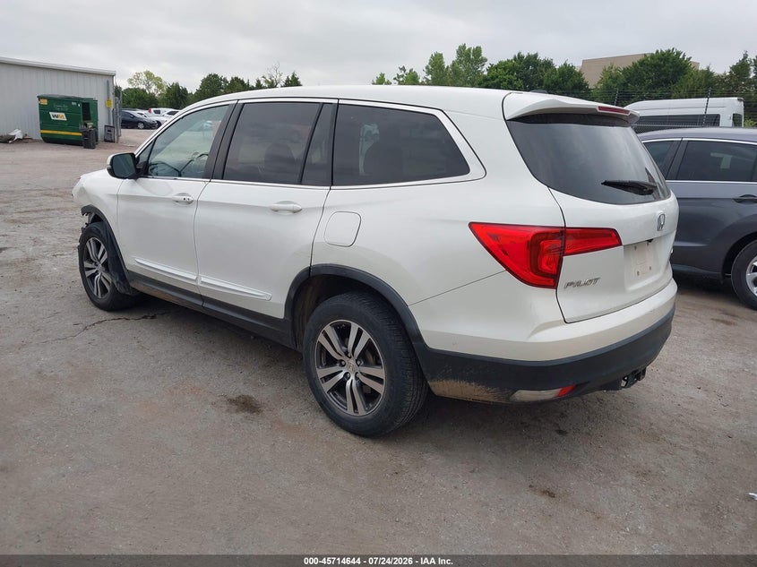 Vin: 5fnyf6h68gb053019, lot: 46213326, honda pilot ex-l 20163