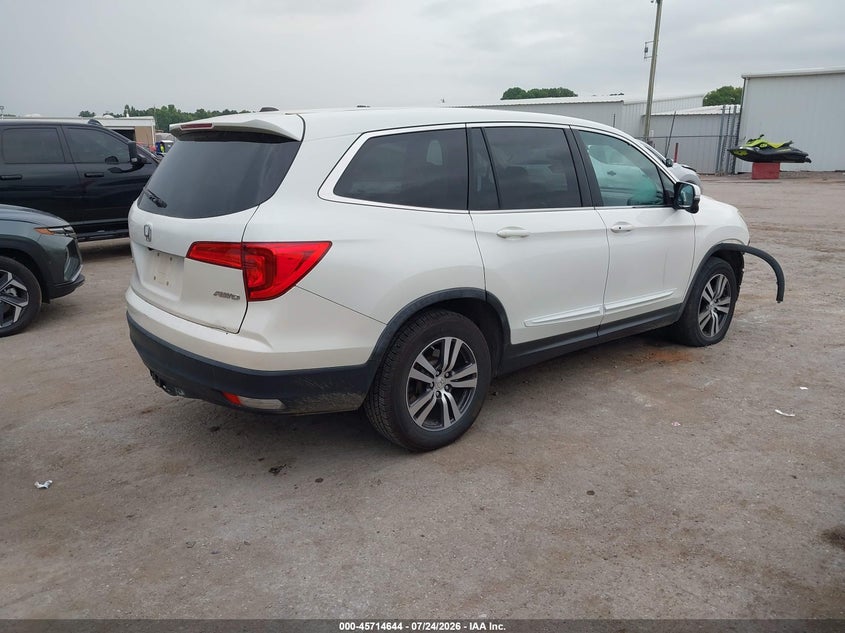 Vin: 5fnyf6h68gb053019, lot: 46213326, honda pilot ex-l 20164