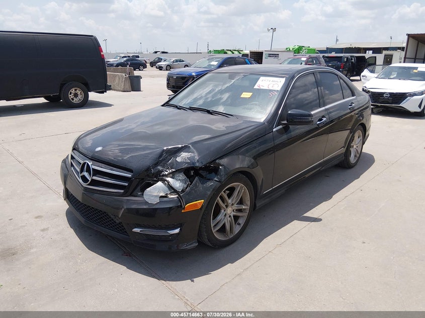 Vin: wddgf4hbxer316184, lot: 46213345, mercedes-benz c 250 sport 20142