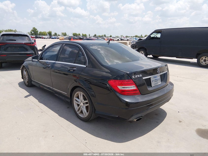 Vin: wddgf4hbxer316184, lot: 46213345, mercedes-benz c 250 sport 20143