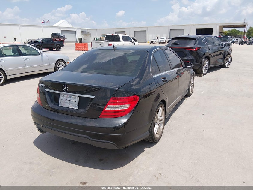 Vin: wddgf4hbxer316184, lot: 46213345, mercedes-benz c 250 sport 20144