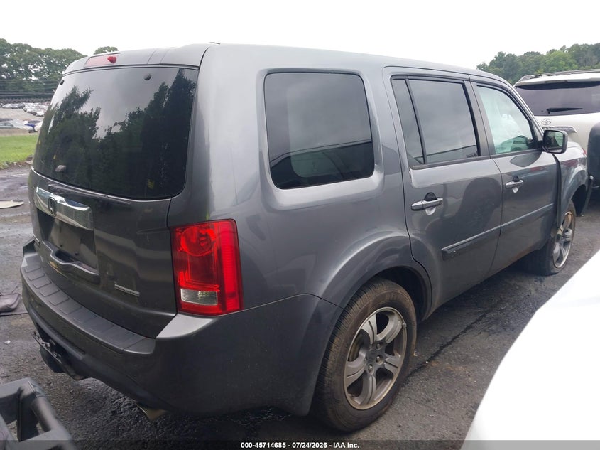 Vin: 5fnyf3h30fb004478, lot: 46213367, honda pilot se 20154
