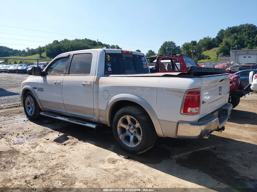 Vin: 1c6rr7nm1fs513912, lot: 46213405, ram 1500 laramie 20153