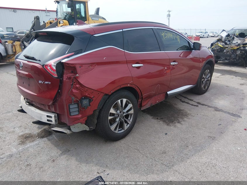 2017 NISSAN MURANO auction photo 4