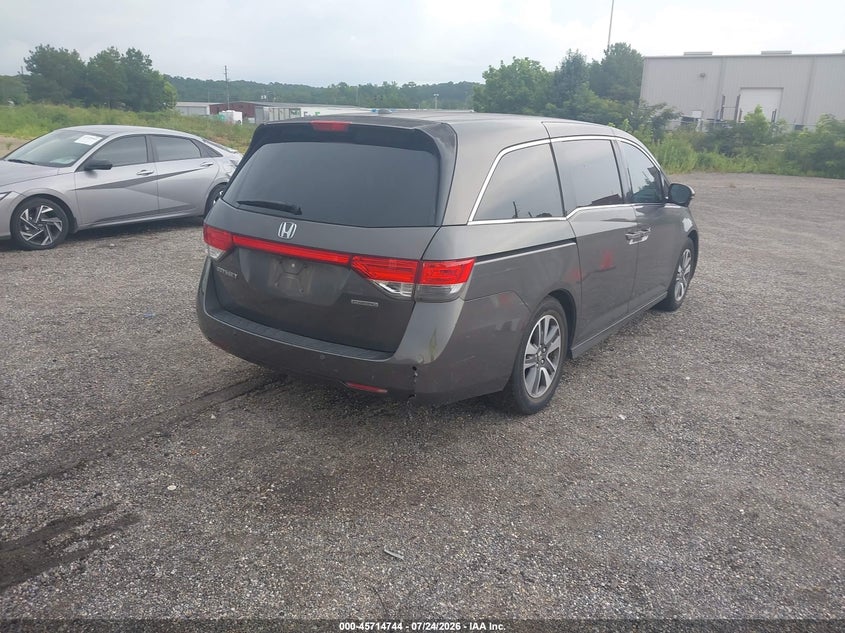 Vin: 5fnrl5h97gb017548, lot: 46213426, honda odyssey touring/touring elite 20164