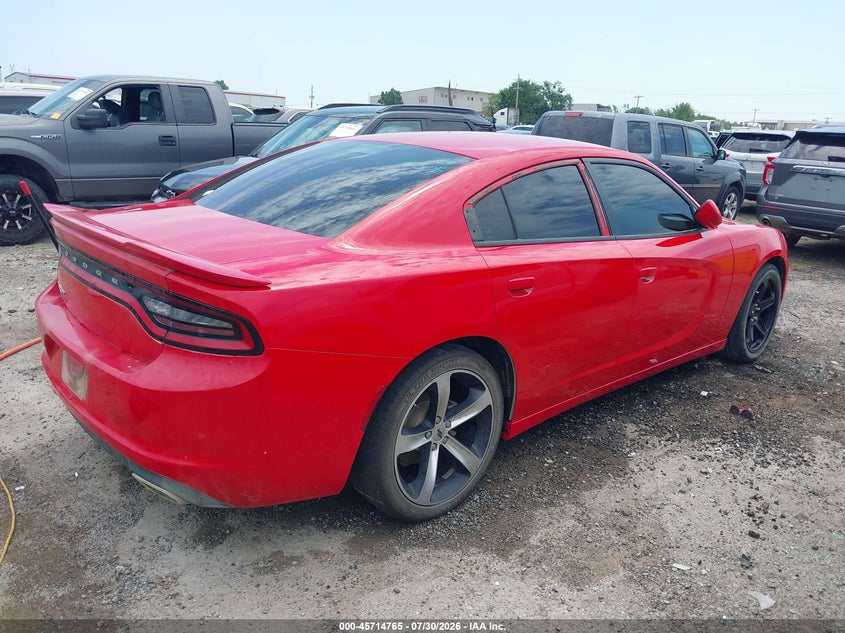 Vin: 2c3cdxbg4hh627722, lot: 46213447, dodge charger se rwd 20174