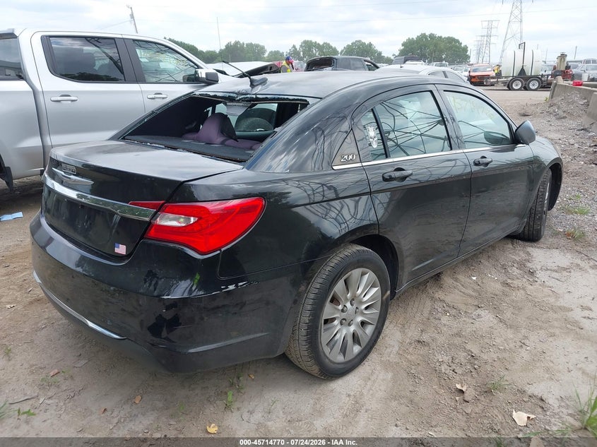 Vin: 1c3ccbab4en146352, lot: 46213452, chrysler 200 lx 20144