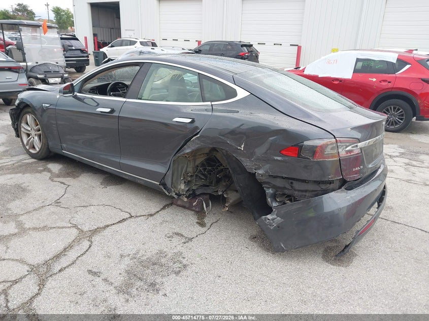2015 TESLA MODEL S auction photo 3