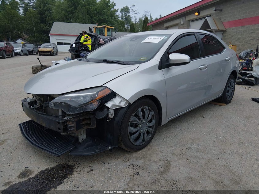 Vin: 5yfburhe4kp874250, lot: 46213485, toyota corolla le 20192
