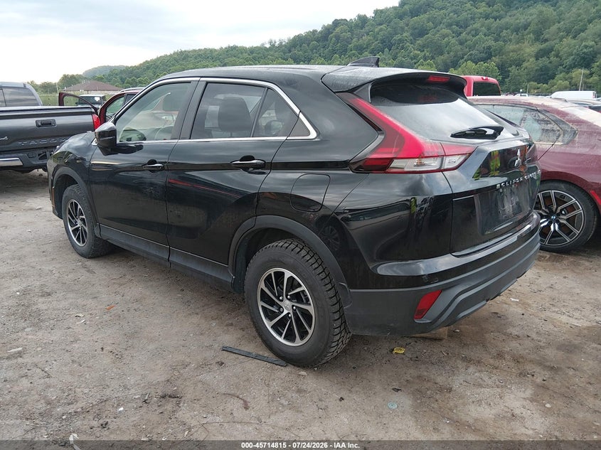 Vin: ja4atuaa6pz031344, lot: 46213497, mitsubishi eclipse cross es s-awc 20233