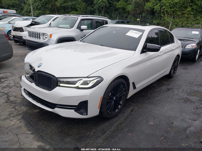 Vin: wba53bh01mww97840, lot: 46213511, bmw 530i 20212