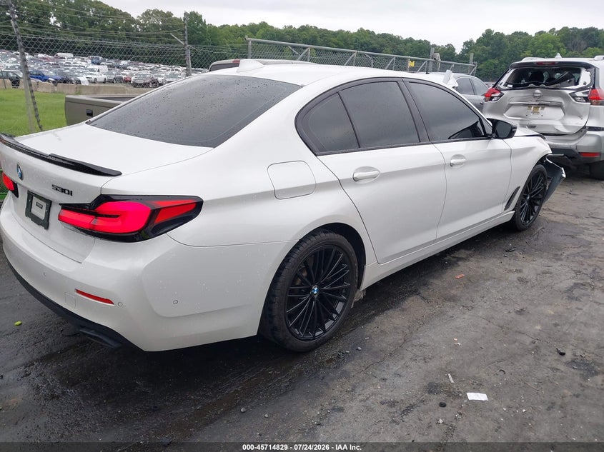 Vin: wba53bh01mww97840, lot: 46213511, bmw 530i 20214