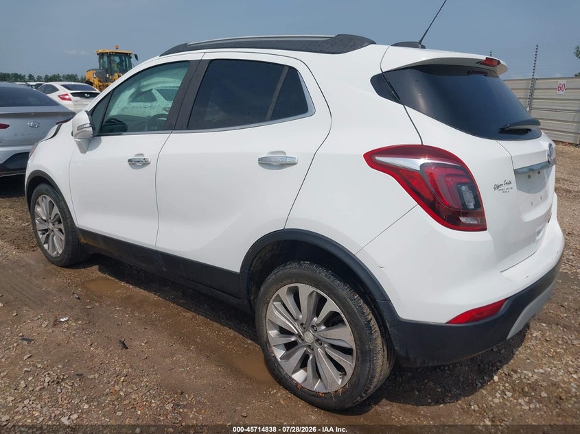 Vin: kl4cjasb1kb805232, lot: 46213520, buick encore fwd preferred 20193