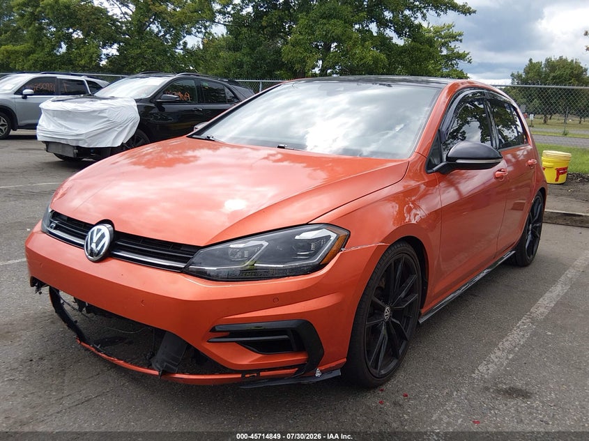 Vin: wvwwa7au7kw174746, lot: 46213531, volkswagen golf r 2.0t w/dcc   navigation 20192