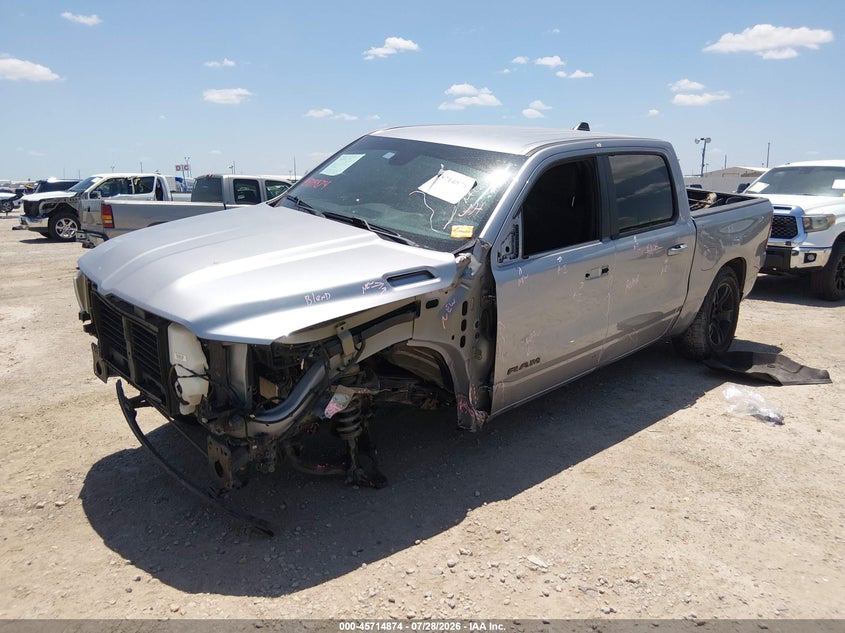 Vin: 1c6srfft5ln292875, lot: 46213556, ram 1500 lone star  4x4 5'7 box 20202