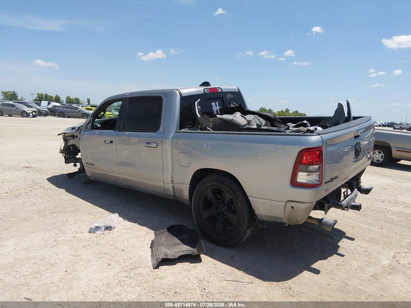 Vin: 1c6srfft5ln292875, lot: 46213556, ram 1500 lone star  4x4 5'7 box 20203