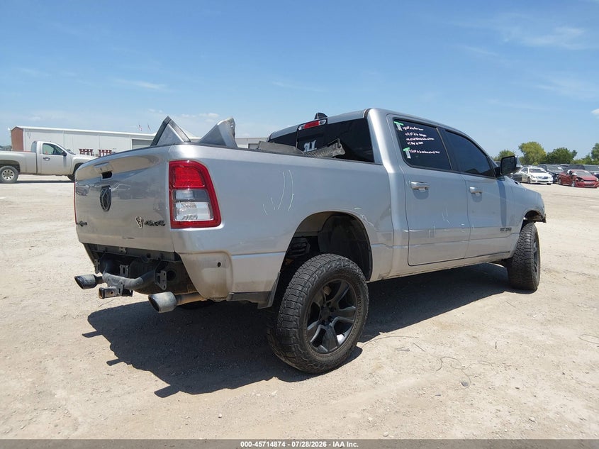 Vin: 1c6srfft5ln292875, lot: 46213556, ram 1500 lone star  4x4 5'7 box 20204