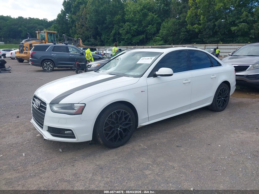 Vin: wauafafl8fn007202, lot: 46213560, audi a4 2.0t premium 20152