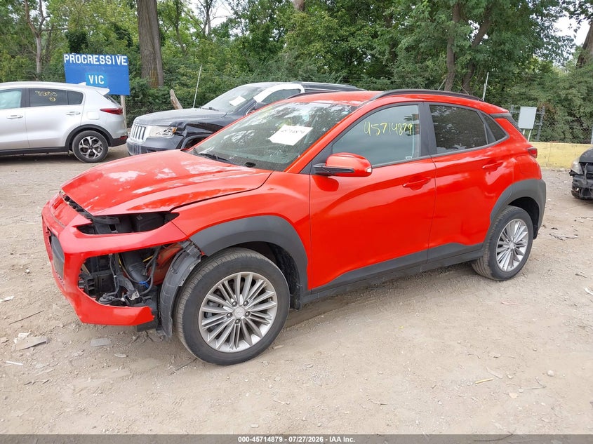Vin: km8k2caa7lu457134, lot: 46213561, hyundai kona sel 20202